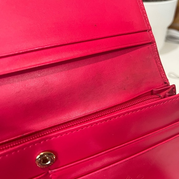 MCM DARK PINK LONG TRIFOLD WALLET - Picture 14 of 16